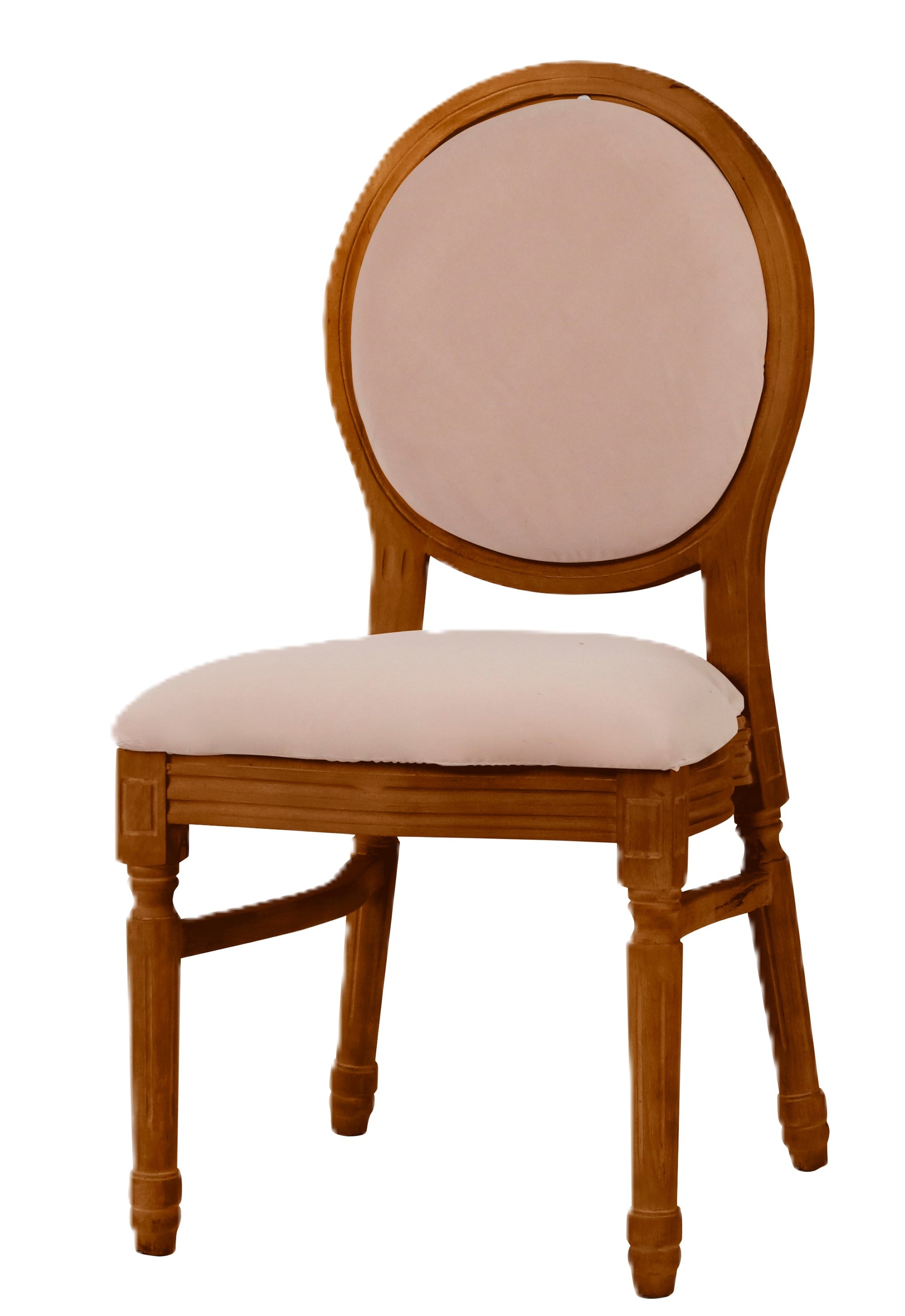 Ami Mahogany Chair - Blush