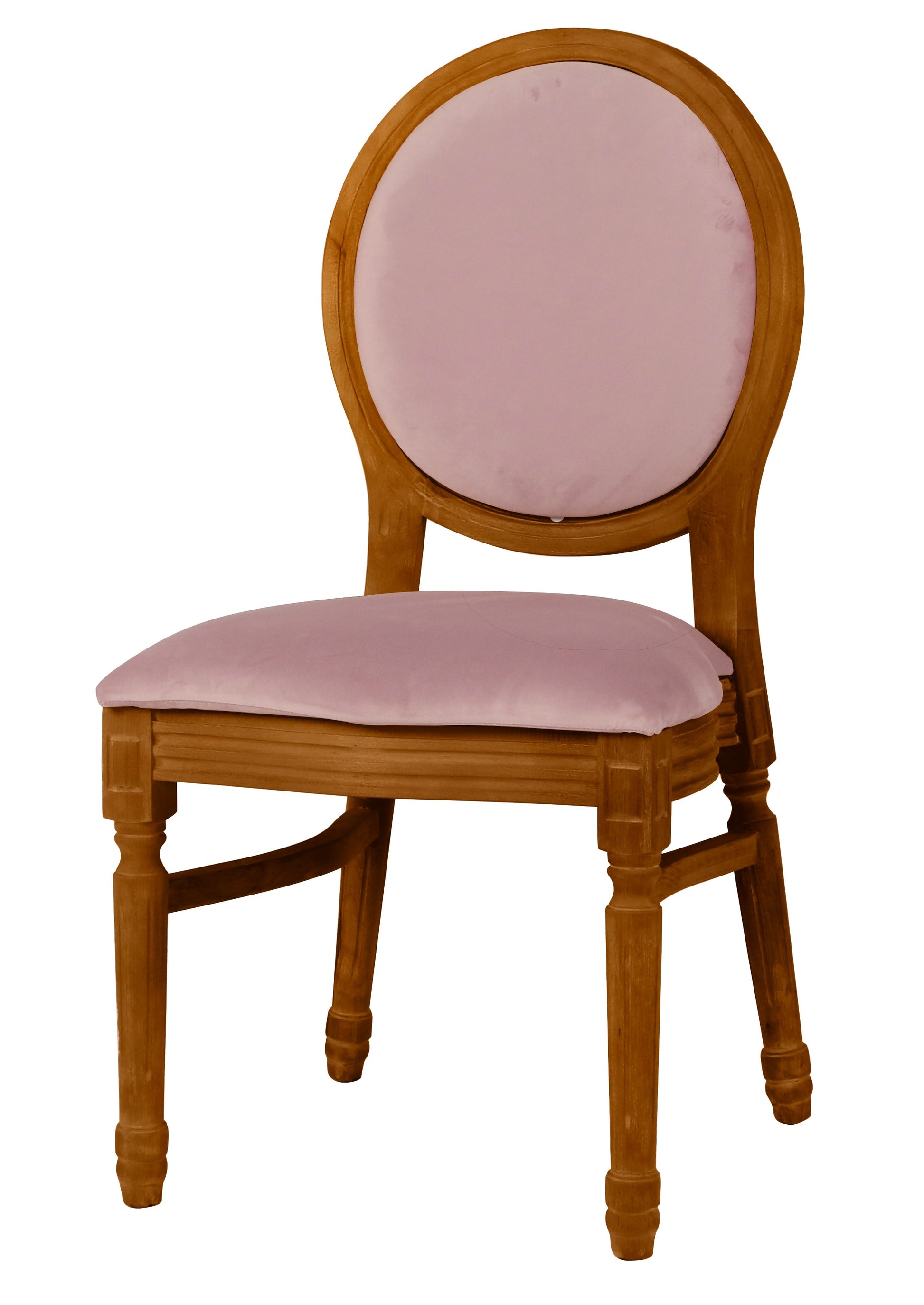 Ami Mahogany Chair - Lilac
