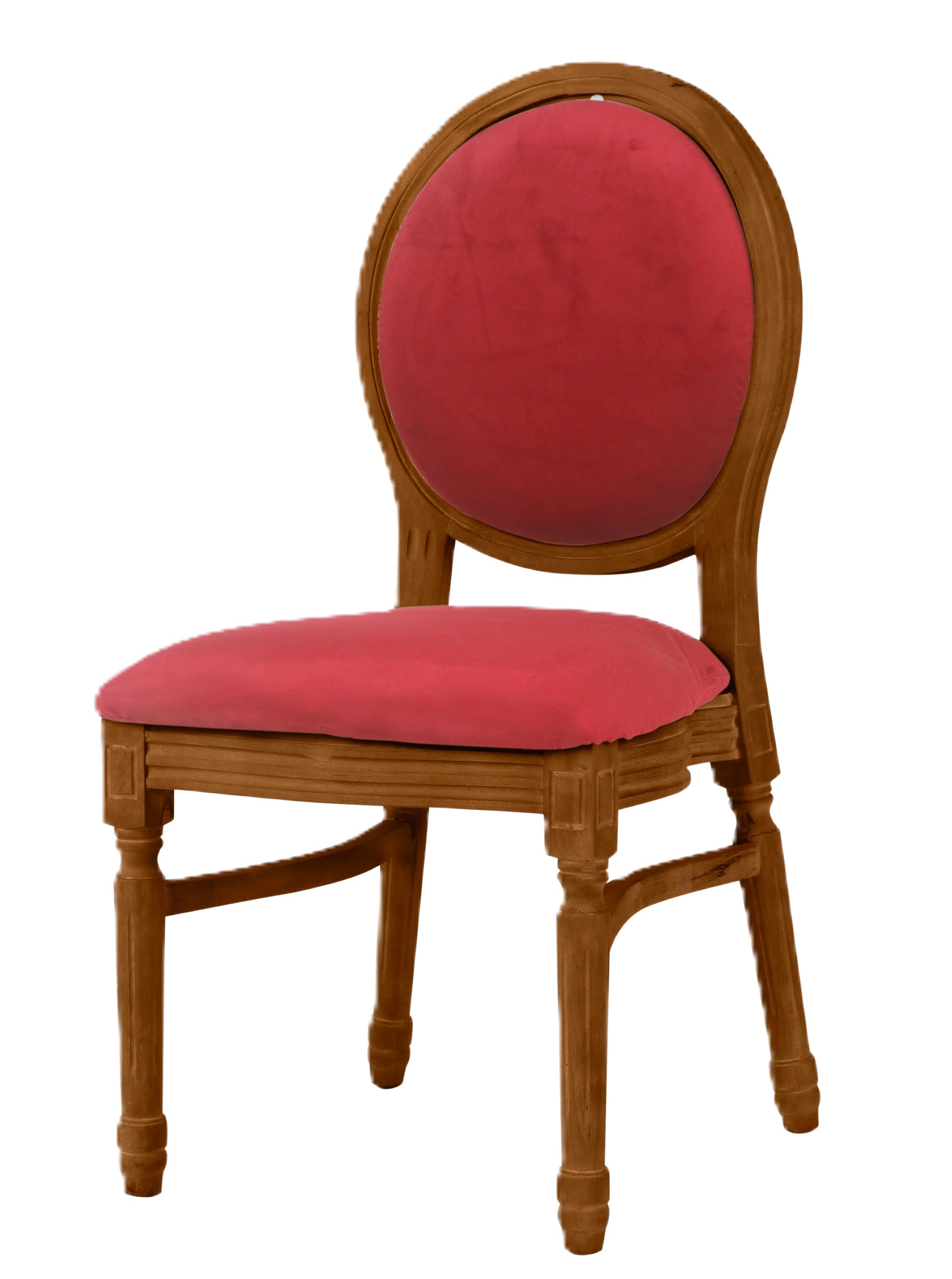 Ami Mahogany Chair - Red