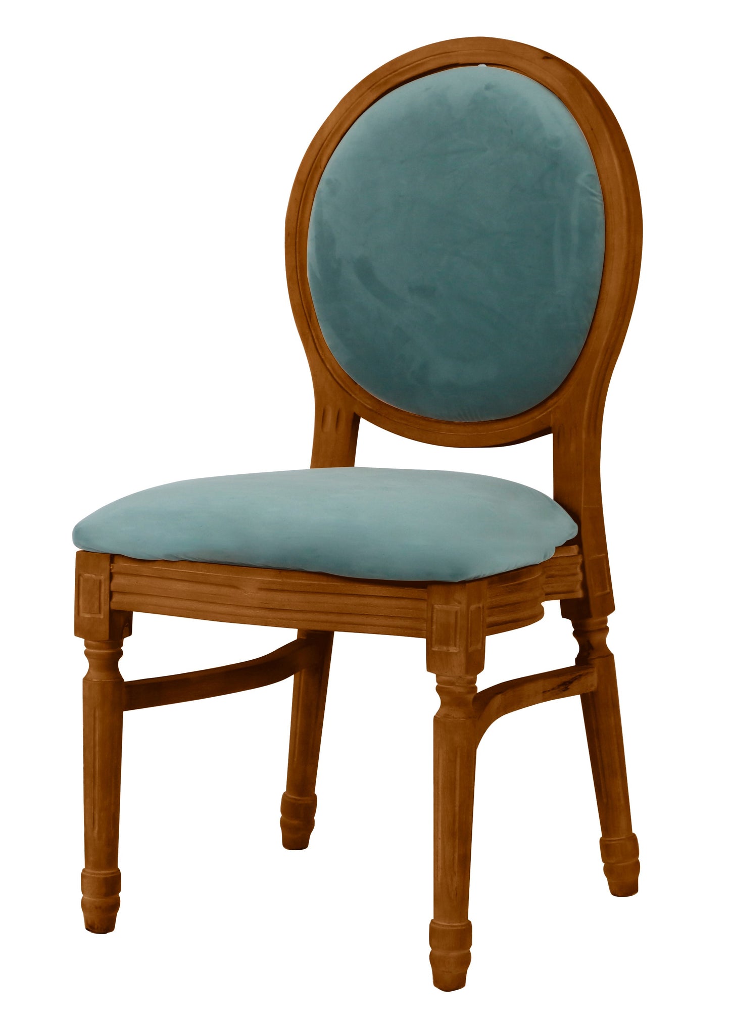 Ami Mahogany Chair - Sage Green
