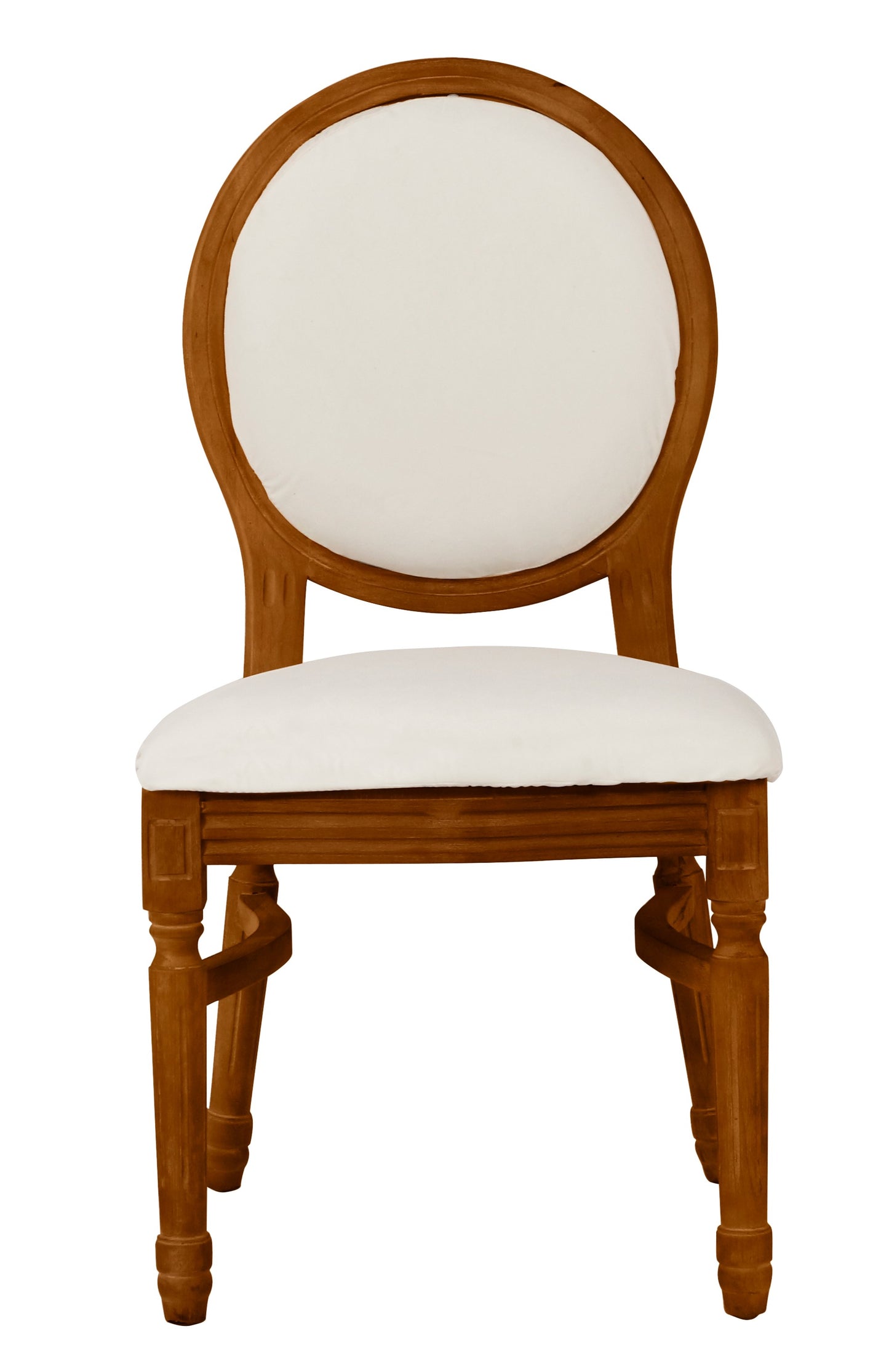 Ami Mahogany Chair - White