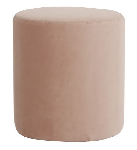 Round Ottoman Blush