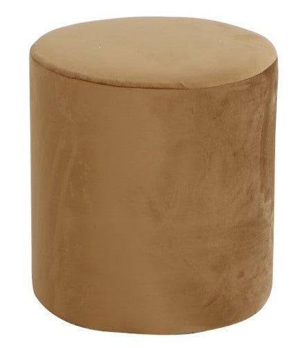 Round Ottoman Champagne