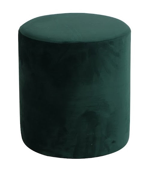 Round Ottoman Emerald Green