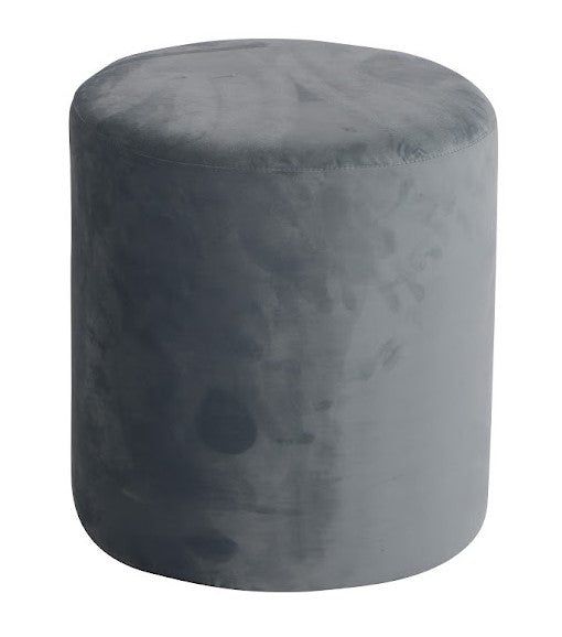 Round Ottoman Grey
