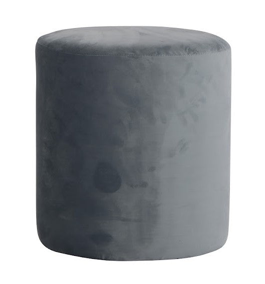 Round Ottoman Grey
