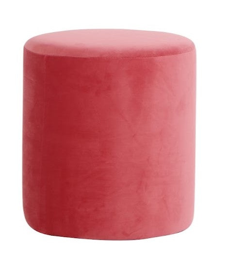 Round Ottoman Plum
