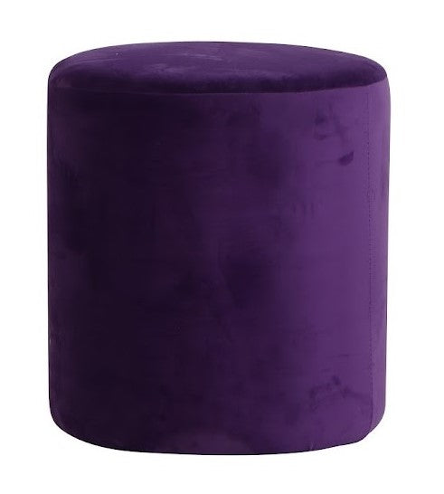 Round Ottoman Purple