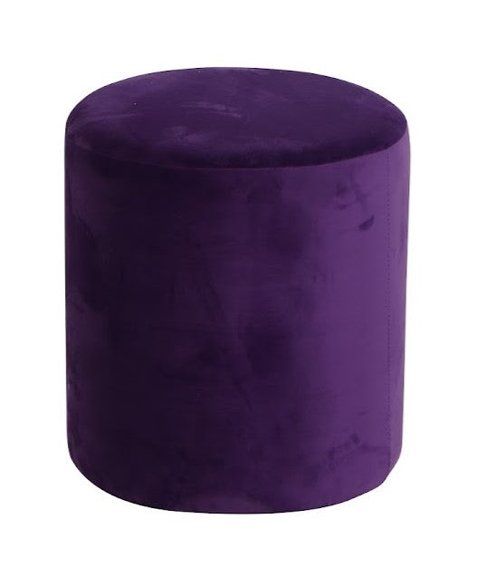 Round Ottoman Purple
