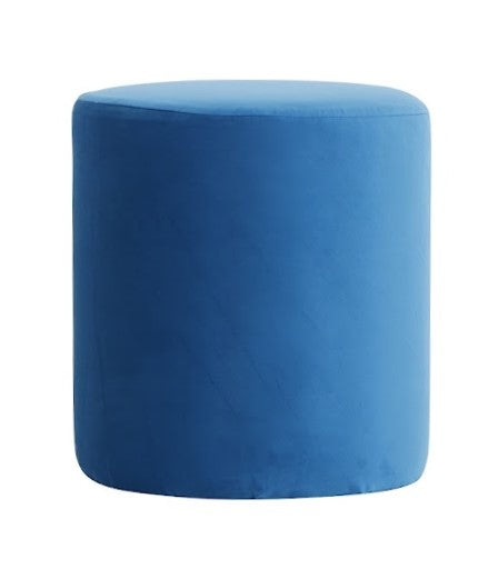 Round Ottoman Revel Blue