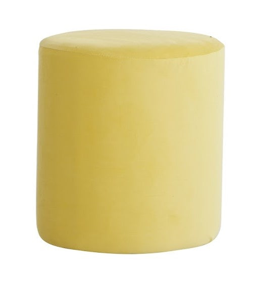 Round Ottoman Yellow