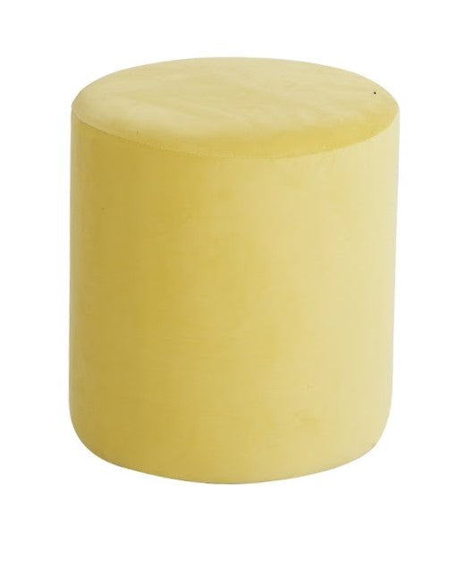Round Ottoman Yellow