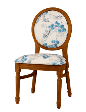 Ami Mahogany Chair - Azul