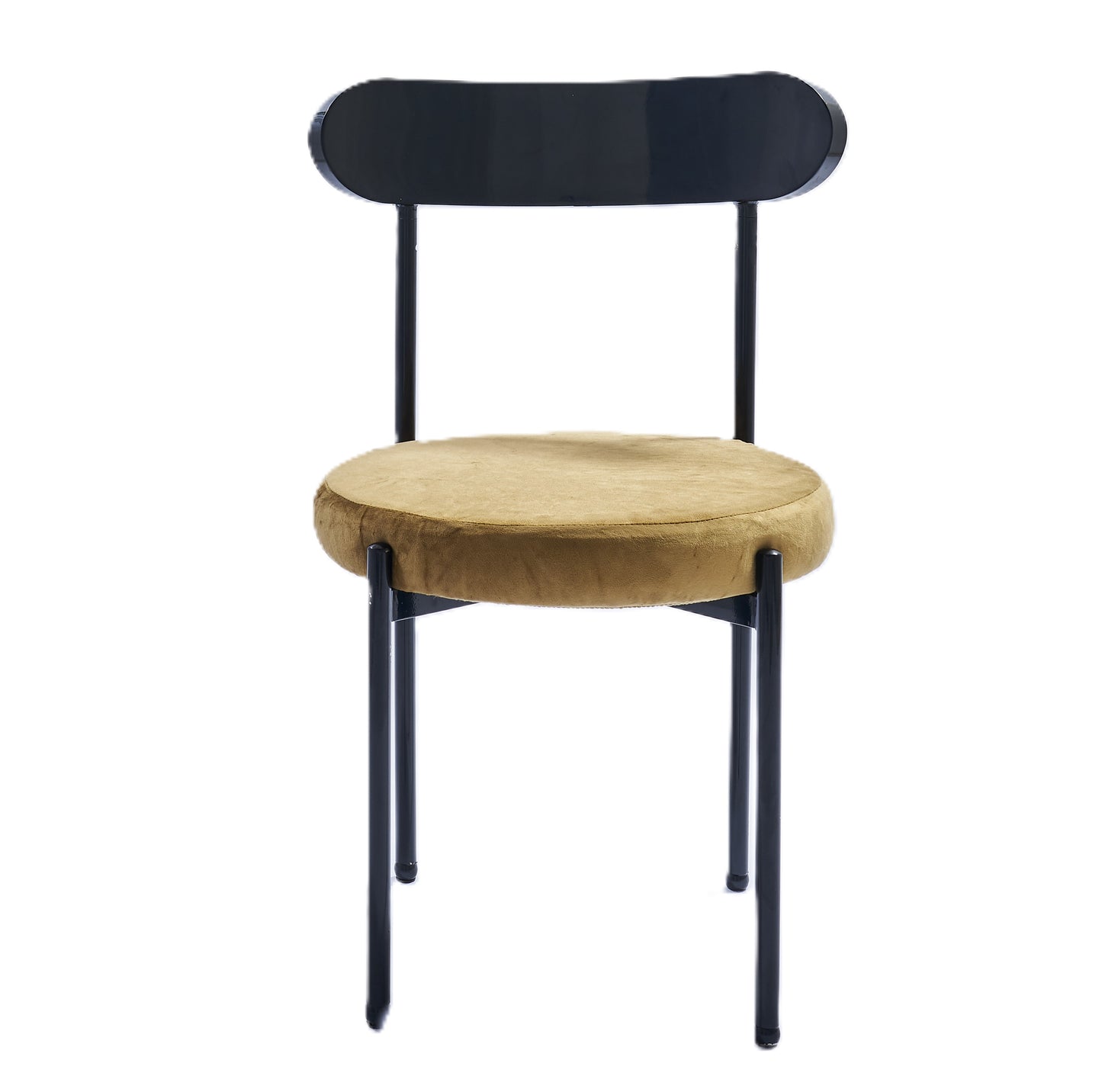 Ezra Black Chair - Champagne