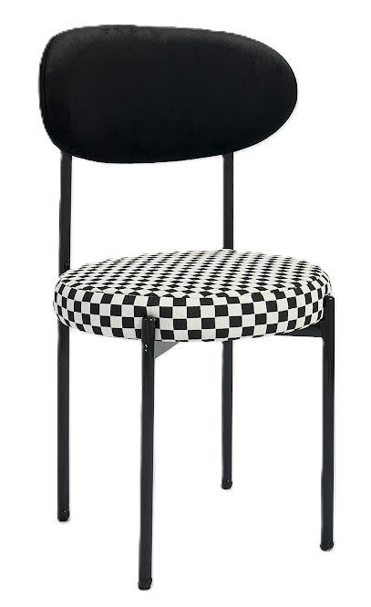 Adara Black Chair - Black/Mackenzie