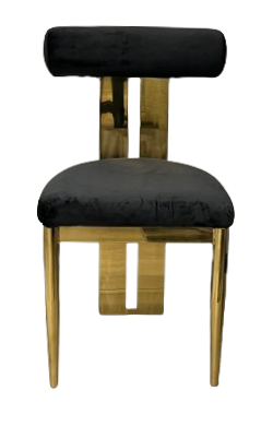Cali Dining Chair - Gold/Black