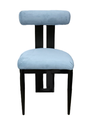 Cali Dining Chair - Black/Sea Blue