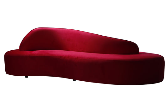 Wave Sofa - Maroon