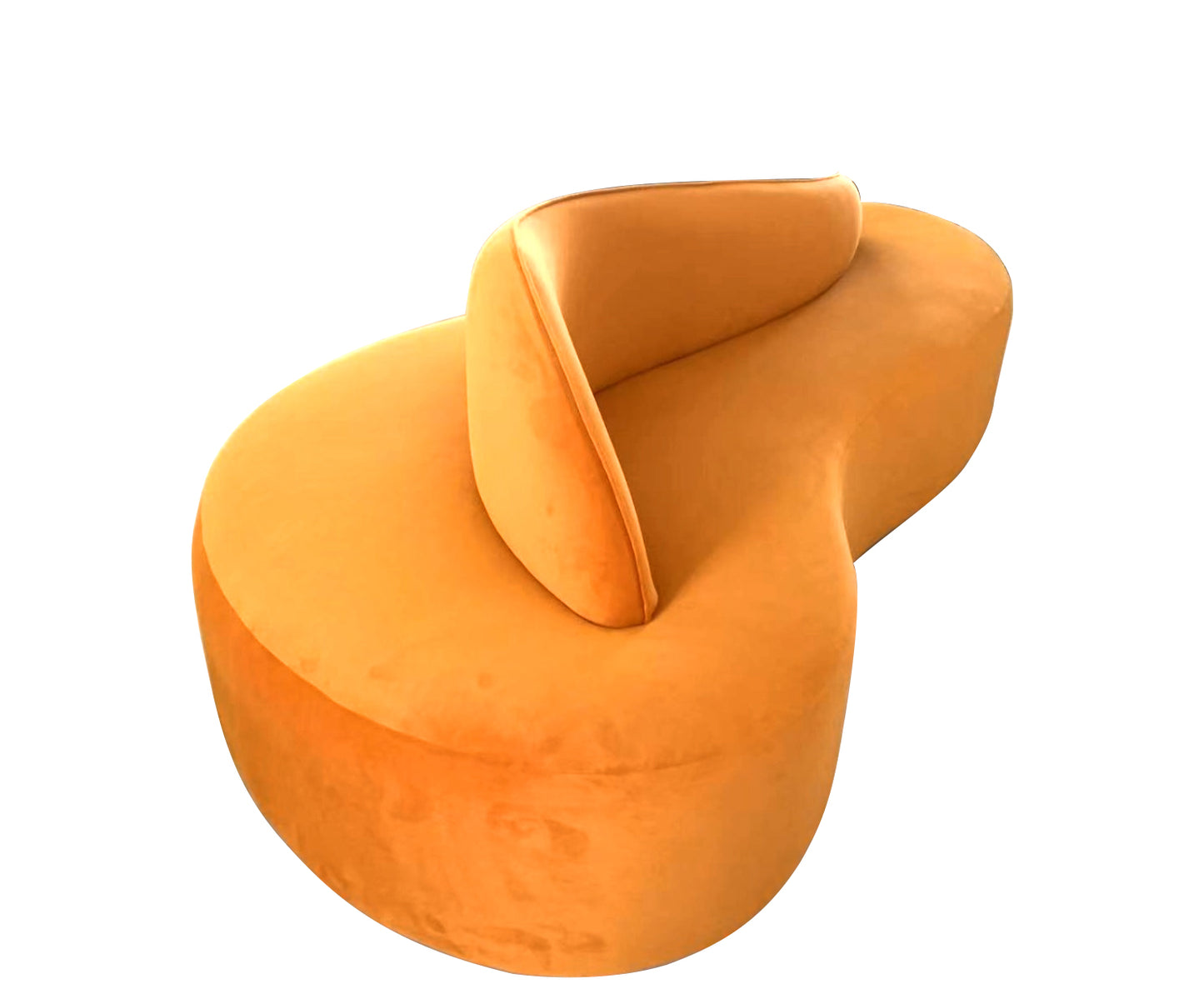 Wave Sofa - Burnt Orange