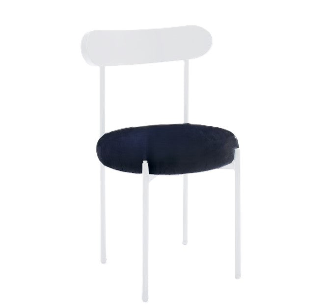 Ezra White Chair- Black