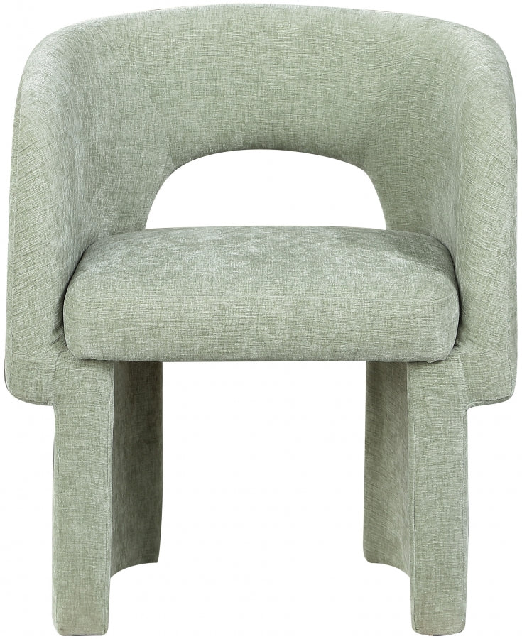 Kai Chenille Accent Chair - Green