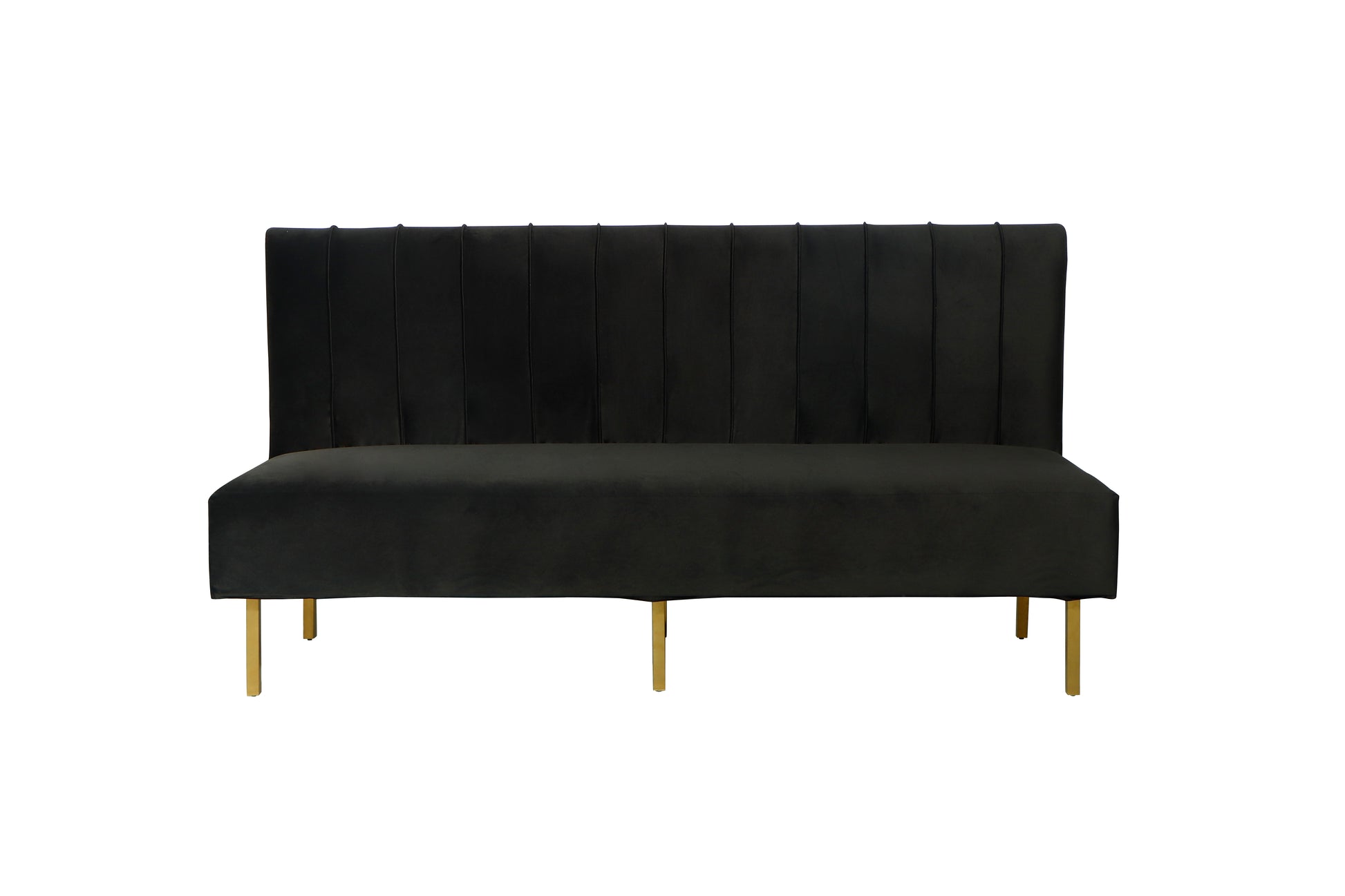 Brooklyn Ridge Armless Sofa - Black