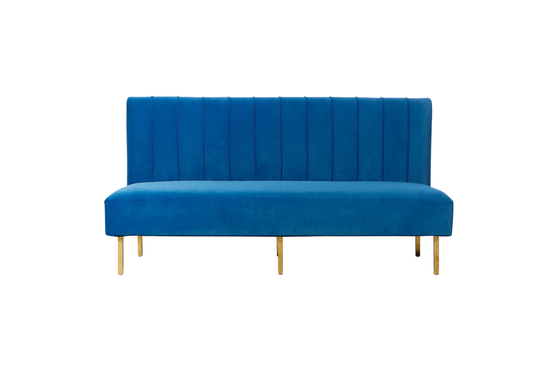 Brooklyn Ridge Armless Sofa - Navy Blue