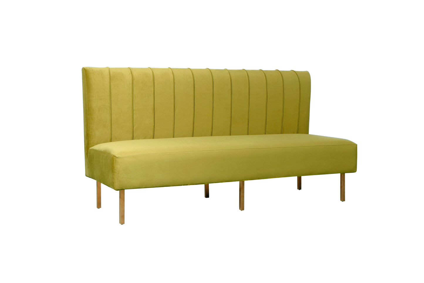 Brooklyn Ridge Armless Sofa - Olive Green