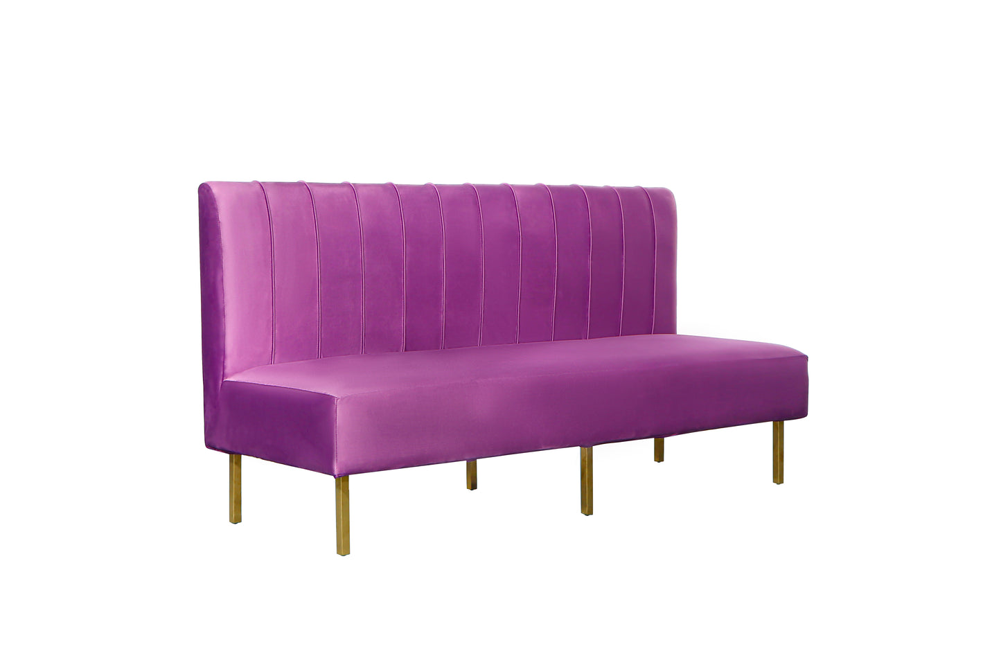 Brooklyn Ridge Armless Sofa - Purple