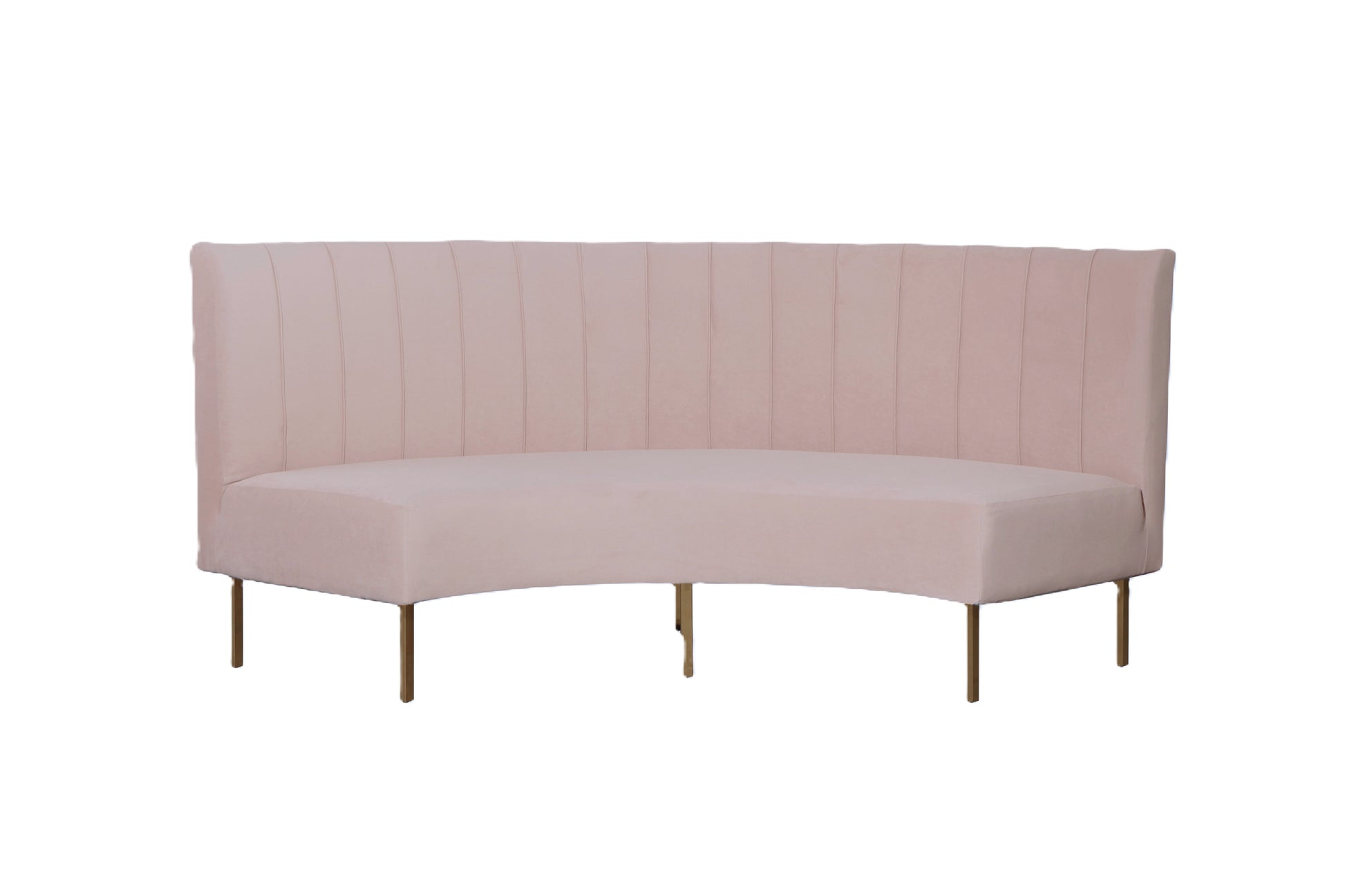 Brooklyn Ridge Banquette - Blush