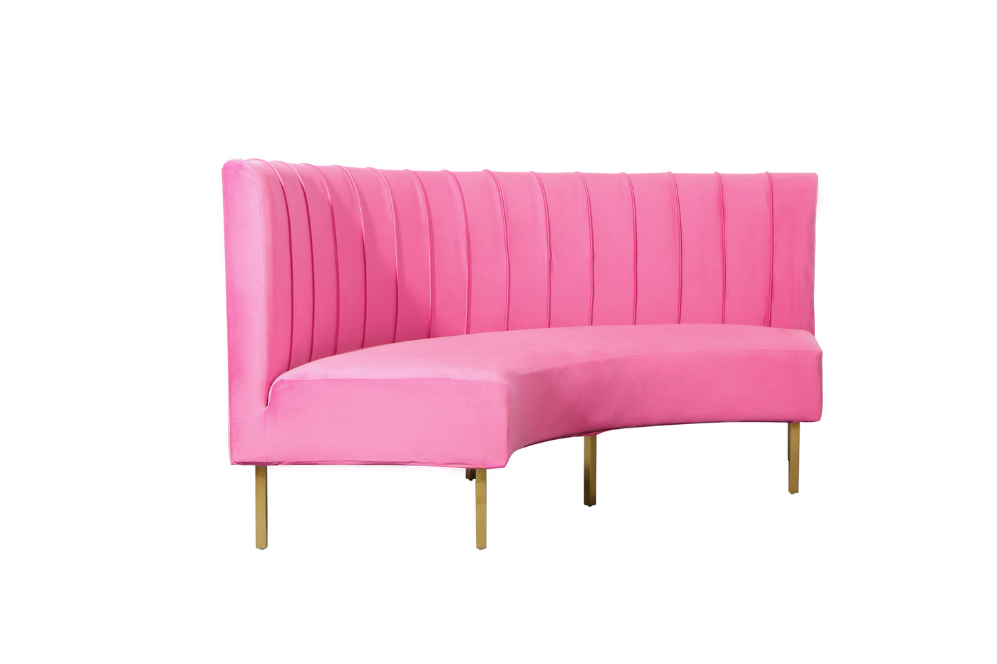 Brooklyn Ridge Banquette - Magenta