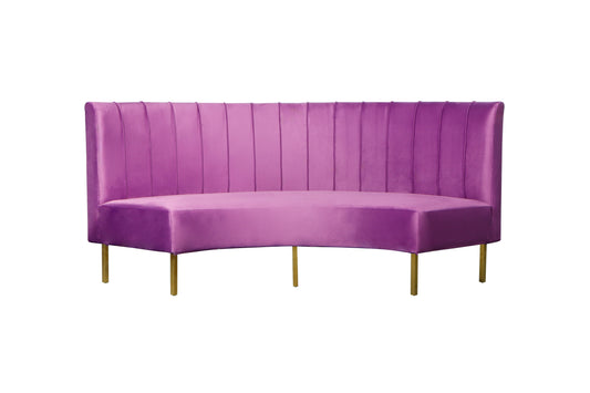 Brooklyn Ridge Banquette - Purple