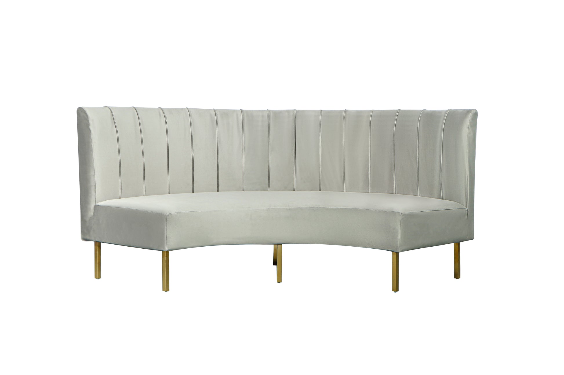Brooklyn Ridge Banquette - Grey