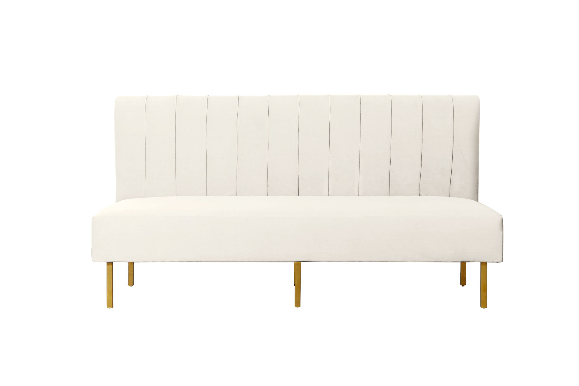 Brooklyn Ridge Armless Sofa - White