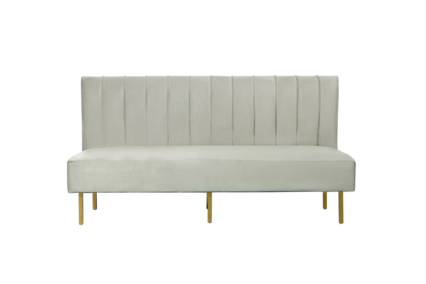 Brooklyn Ridge Armless Sofa - Grey
