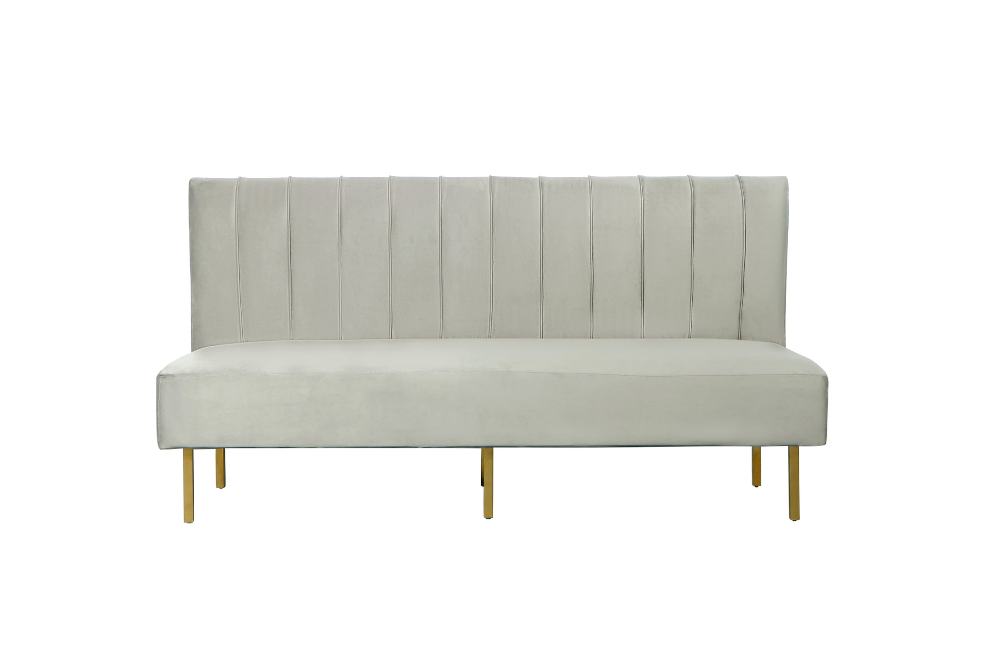 Brooklyn Ridge Armless Sofa - Grey