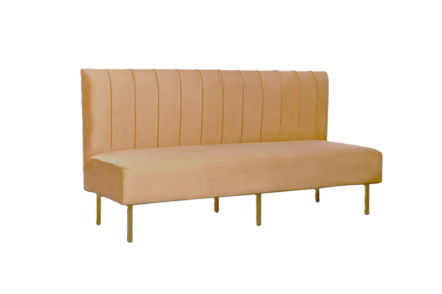 Brooklyn Ridge Armless Sofa - Champagne