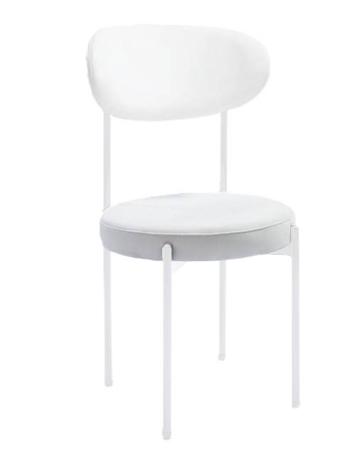 Adara White Chair - White/White