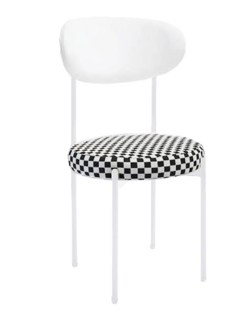 Adara White Chair - White/Mackenzie