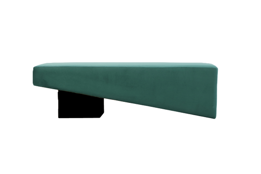 Beckham Bench - Black/Emerald Green