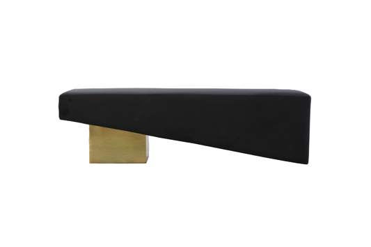 Beckham Bench - Gold/Black