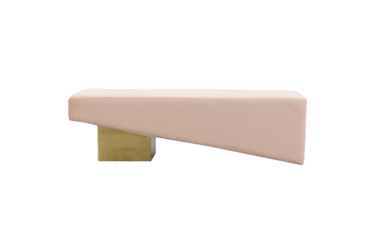 Beckham Bench - Gold/Blush