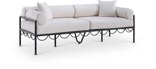 Portofino Sofa - Cream / Black