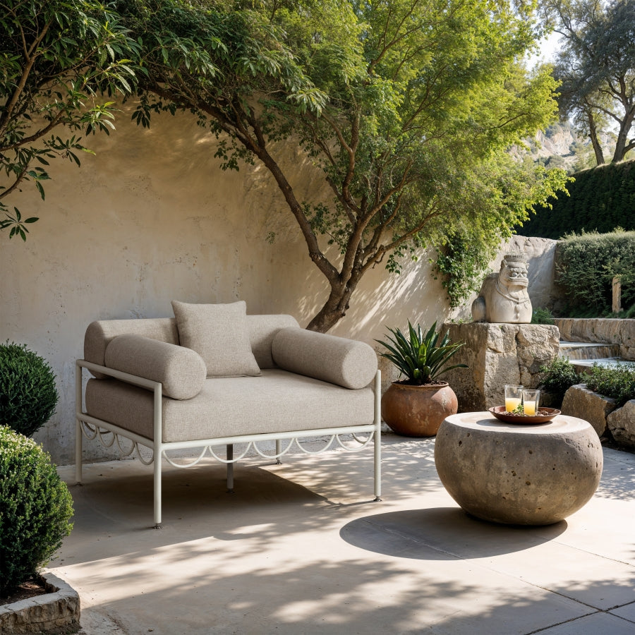 Portofino Armchair - Beige / White