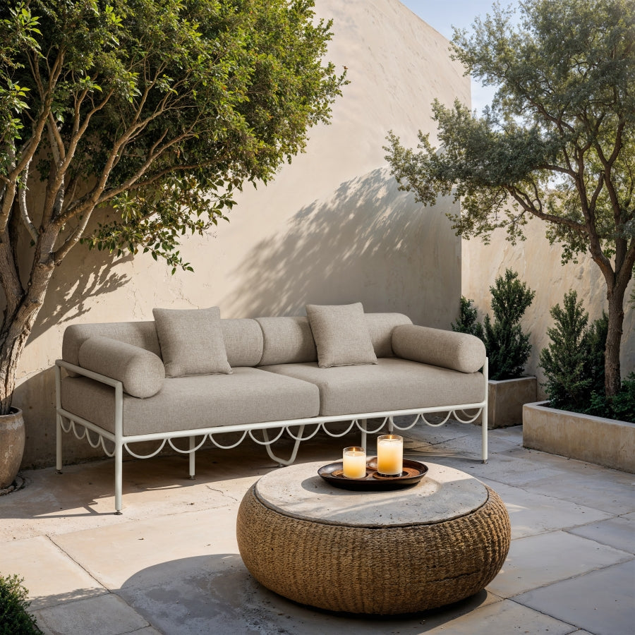 Portofino Sofa  - Beige / White