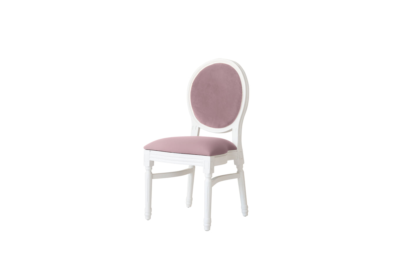 Ami White Chair - Lilac 