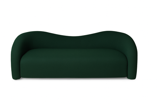Ava Sofa Forest Green Boucle 