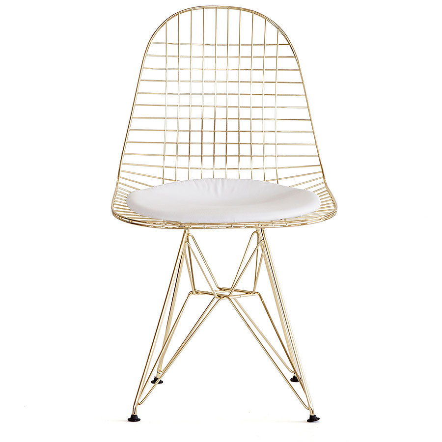 Delancey Wire Chair Gold
