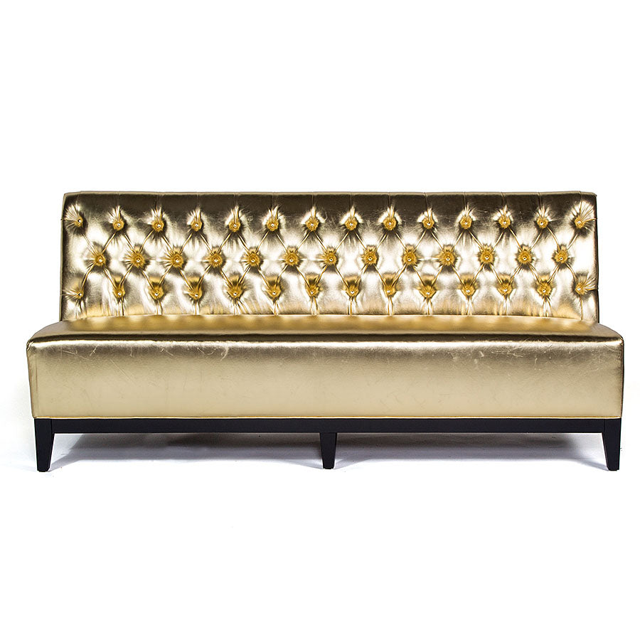 Lexington Armless Sofa Gold