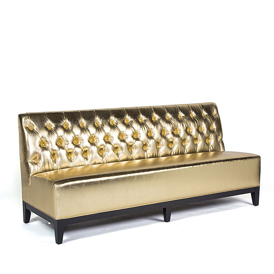 Lexington Armless Sofa Gold